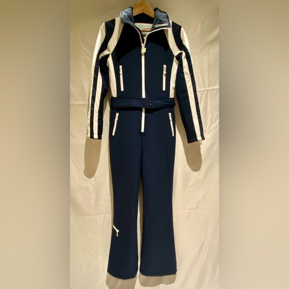 Tara Shakti Vintage-Inspired Snow Suit, Raquel Navy Blue, NWT, size XS - Picture 2 of 16